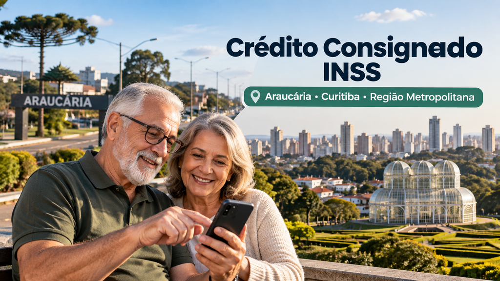 Crédito consignado INSS em Araucária, Curitiba e Região Metropolitana